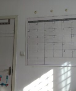 Dry Erase Monthly Extra Large White board Calendar for Wall, 38" by 50", Jumbo Laminated Erasable One Month Whiteboard Calendar, Huge Oversized Blank 30-Day Poster with Lines and Squares 40 71LdpOTB0UL