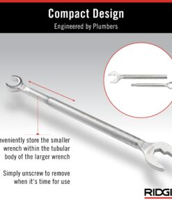 RIDGID 27023 Model 2002 One Stop 2-in-1 Wrench for Angle Stops, Straight Stops, and Compression Couplings 17 71LdvOAnuEL
