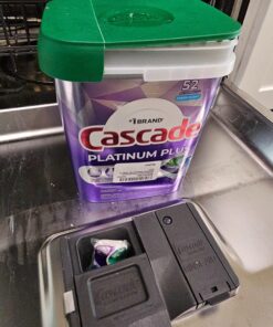 Cascade Platinum Dishwasher Pods, Dishwasher Detergent Pod, Dishwasher Soap Pod, Actionpacs Dish Washing Pod, Lemon, 62 Count Dishwasher Detergent Pods 62 Count (Pack of 1) 30 71LeGL5BRGL