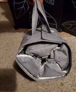 4kits Hanging Roll-Up Makeup Bag/Toiletry Kit/Travel Organizer for Women - 4 Removable Storage Bags - Organize Make Up, Cosmetics, First Aid, Medicine, Personal Care, Bathroom, Palette/Brush Holder 83 71LeYycHg2L