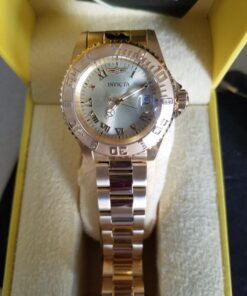 Invicta Men's Pro Diver 40mm Gold Tone & Rose Gold Tone Stainless Steel Quartz Diamond Accented Watch, Gold/Rose (Model: 12820, 12821) Gold-Tone/Silver-Tone 31 71LgFkGHj L