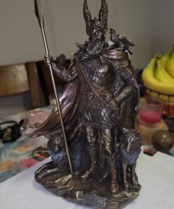 Unicorn Studio 9.75 Inch Norse God - Odin Cold Cast Bronze Sculpture Figurine One Size 20 71Lgbo2XkOL