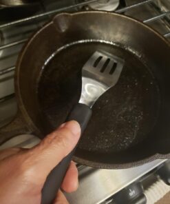 OXO Good Grips Stainless Steel Cut and Serve Turner, Black Stainless Steel Turner 37 71LhbQy cL