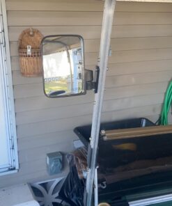 10L0L Golf Cart Mirror, No-drilling Side Rear View Mirror Fits EZGO Club Car Yamaha Golf Cart and Others Drilling Required Black 37 71LiekEmZ3L