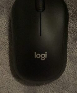 Logitech M185 Wireless Mouse, 2.4GHz with USB Mini Receiver, 12-Month Battery Life, 1000 DPI Optical Tracking, Ambidextrous, Compatible with PC, Mac, Laptop - Black USB Receiver 25 71LjBT0TKnL