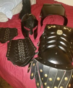300 Spartan Helmet Maximus Muscle Armor & 300 Helmet & Leather Leg & ARM Guard 40 71LjD2tX5HL
