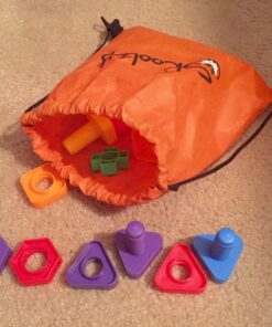Skoolzy Toddler Tools Set for Sensory & Physical Therapy Nuts and Bolts, 24 Pc Educational Toys for Toddlers 1-3, Open Ended Building Toy for Boys, Ideal 2 Year Old Boy Gift & Stocking Stuffers Original 24 Piece 41 71LjqB0HnUL