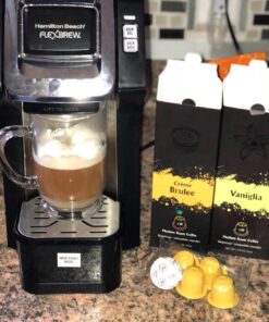 Rosso Coffee Capsules for Nespresso Original Machine - 60 Espresso Pods Vanilla, Caramel, Creme Brulee- Single-Serve Aluminum Coffee Pods - Compatible with Nespresso Original Line Machines (Flavor 60) Flavor 60 10 Count (Pack of 6) 30 71LkHDvq5zL