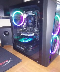 SkyTech Blaze II Gaming Computer PC Desktop – Ryzen 5 2600 6-Core 3.4 GHz, NVIDIA GeForce GTX 1650 4G, 500G SSD, 8GB DDR4, RGB, AC WiFi, Windows 10 Home 64-bit 2600 | 1650 35 71LkwLiBgeL