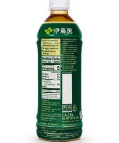 Ito En Oi Ocha Unsweetened Bold Green Tea, 16.9 Fluid Ounce (Pack of 12), Unsweetened, Low Calorie 16.9 Fl Oz (Pack of 12) 14 71Lm6MTF55L