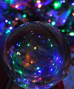 Amlong Crystal Meditation K9 Crystal Ball 3.25 inch (80mm) Diameter for Photography, Lensball, Decorative Ball with Free Crystal Stand and Gift Box, Clear 59 71LmYbtKzjL