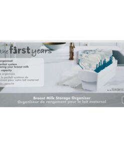 The First Years Breastflow Breast Milk Freezer Storage Organizer — Freezer and Refrigerator Shelf Organizer for Breast Milk Storage Bags — Holds 10 Breast Milk Bags — Breastfeeding Essentials 31 71Ln66WKnL