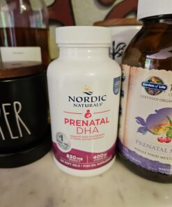 Nordic Naturals Prenatal DHA, Unflavored - 180 Soft Gels - 830 mg Omega-3 + 400 IU Vitamin D3 - Supports Brain Development in Babies During Pregnancy & Lactation - Non-GMO - 90 Servings 180 Count (Pack of 1) 26 71Ln81APS3L 2