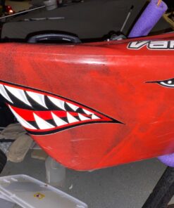 Shark Teeth Mouth Reflective Decals Graphics Sticker Fishing Boat Canoe Car Truck Kayak Decals Accessories 41 71LnyWmP9L