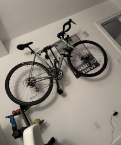 Ibera Bike Wall mount - Horizontal Indoor Bike Rack for 1 Bicycle I Bike rack garage - Keep you Bike Safe & Secure and save Space with Bike hangers for garage, bike hooks for garage wall, bike hanger Bike Hanger - 1 Pack 53 71LoQxFhn9L