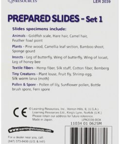 Alternative view of Learning Resources Prepared Slides Combo Set, 48 Specimens Standard Packaging