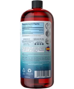 Orgono Living Silica Collagen Booster Liquid | Vegan Collagen Boosting Drink | Supports Healthy Collagen and Elastin Production for Joint & Bone Support, Glowing Skin, Strong Hair & Nails. 33.85 Fl Oz (Pack of 1) 14 71LrWNTqmL 2
