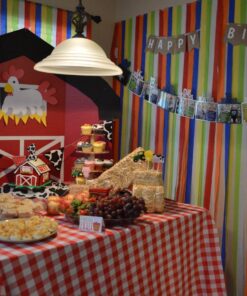 LinenTablecloth 60 x 102-Inch Rectangular Tablecloth Red & White Checker 35 71LrthQhGtL 1