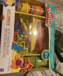 Play-Doh Fun Factory Deluxe Set, 6 Cans, 31 Tools, Kids Ages 3 and Up (Amazon Exclusive) 15 71LszejbFFL