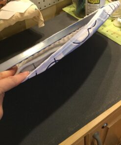 Household Essentials 122101 Small Tabletop Ironing Board with Folding Legs - Magic Rings Cover and Pad,Blue Rings Blue Rings 30 71LtBt5ULUL