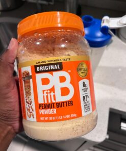 PBfit All-Natural Peanut Butter Powder, Powdered Peanut Spread From Real Roasted Pressed Peanuts, 8g of Protein, 30 Ounce (Pack of 1) 38 71LtSLiuSQL