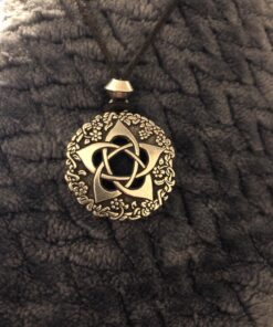 Pentacle of the Goddess Wiccan Jewelry Pagan Pentagram Necklace by Pepi 26 71Ltz56eh5L