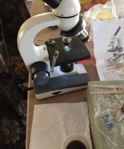 AmScope M150C-I 40X-1000X All-Metal Optical Glass Lenses Cordless LED Student Biological Compound Microscope 65 71LufHDhYtL