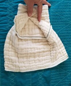 OsoCozy Unbleached Prefold Cloth Baby Diapers, Size 2 (15-30 lbs.), Soft, Absorbent, Durable 100% Natural Cotton, Our Top Selling Diaper Service Quality Prefolds, Unbleached Natural Color -6 Pack 31 71Lus5cStTL