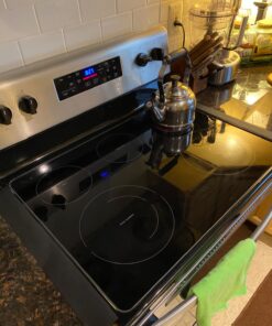 Capparis Kitchen Silicone Stove Counter Gap Cover, Easy Clean Heat Resistant Wide & Long Gap Filler, Seals Spills Between Counter, Stovetop, Oven, Washer & Dryer, Set of 2 (25 Inches, Black) 25 Inches 48 71LvLrkCT2L 3