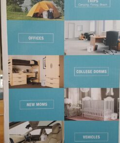 Cooluli Mini Fridge for Bedroom - Car, Office Desk & Dorm Room - Portable 4L/6 Can Electric Plug In Cooler & Warmer for Food, Drinks, Skincare Beauty & Makeup - 12v AC/DC & Exclusive USB Option, Blue 69 71LvsyaWkRL