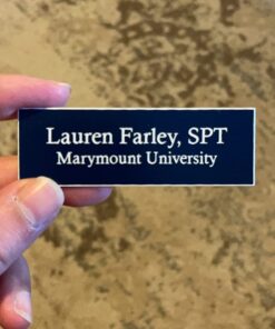 Business Name Tag/ID Badge Custom Engraved, Magnet, Pin, Screws or Tape - Size Choices - Lasercrafting Name Badges and Name Tags for Classroom, Business, Office 32 71LwPi3B90L