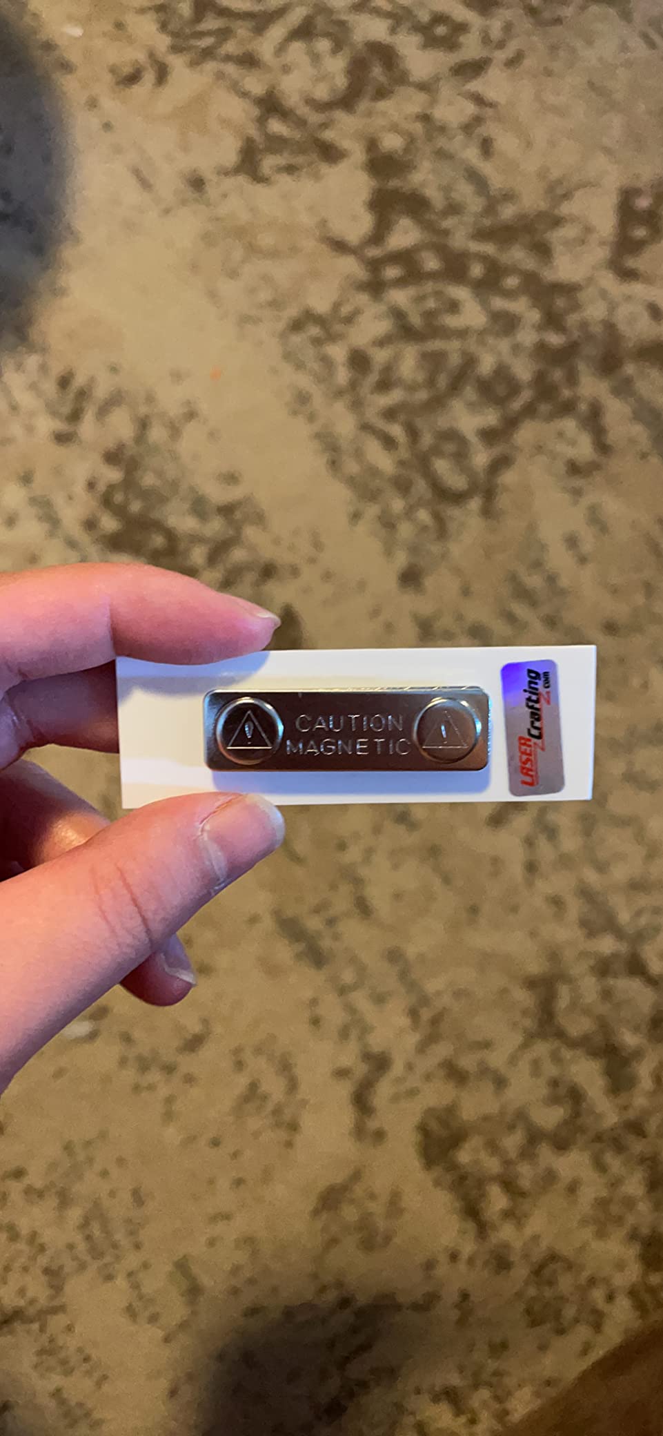 Business Name Tag/ID Badge Custom Engraved, Magnet, Pin, Screws or Tape - Size Choices - Lasercrafting Name Badges and Name Tags for Classroom, Business, Office 13 Business Name Tag/ID Badge Custom Engraved, Magnet, Pin, Screws or Tape - Size Choices - Lasercrafting Name Badges and Name Tags for Classroom, Business, Office - Image 13