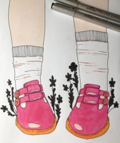 Art-n-Fly Black Fine Point Pens (Set of 6) | Drawing Fineliner Ink Pens with Japanese Archival Ink | Black Pens with Various Size Tip | No Bleed & Quick-Dry Fine Point Pen for Drawing & Sketching 6 Pack 51 71LyaDVJRTL 2