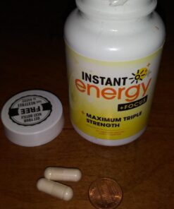 Instant Energy Focus Dietary Supplement, 60 Capsules 60 Count (Pack of 1) 17 71LysvVuSL