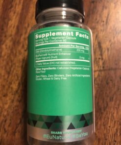 DIM Supplement Pure 200 Mg for Women or Men – Estrogen Hormone Balance Supplement for Energy, Fatigue, Stress, Menopause, Hot Flashes – Enhanced Bioavailability BioPerine – 60 Vegan Soft Capsules 35 71Lz6GFAnAL