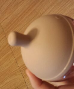 mimijumi Baby Bottle (2 pcs.) Very Hungry 8 oz Bottle with Slow Flow, Lighter Nipple - Medical Grade Silicone Anti-Colic Baby Bottles for Breastfed Babies - Newborns 0-6 Months 8oz (Slow Flow) 64 71LzOtSDgqL