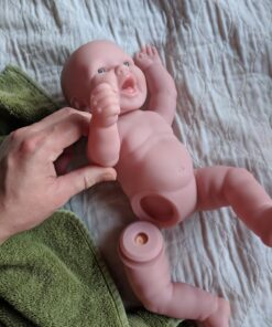 8 piece Layette Deluxe Bathtub Gift Set | JC Toys - La Newborn | 14" Life-Like Smiling Vinyl Newborn Doll w/ Accessories | Pink | Waterproof |Ages 2+ Bath Pink 34 71M DduzZfL