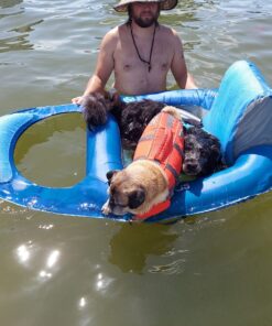 Kelsyus Spring Float Pool Lounger Chair, Light Blue Chaise 29 71M Gzll74L