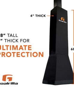 Goalrilla Deluxe Weatherproof Basketball Pole Pad for Ultimate Protection and Player Safety, Black 15 71M052rUjkL