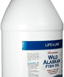 Life Line Pet Nutrition Wild Alaskan Fish Oil Omega-3 Supplement for Skin & Coat – Supports Brain, Eye & Heart Health in Dogs & Cats, 128oz 20 71M1PM5jWjL