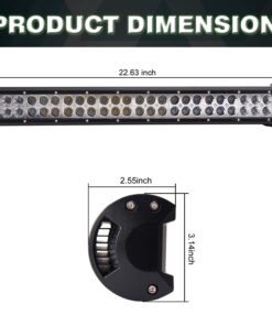 Alternative view of Senlips Light Bar 22" 144W Led Light Bar Spot Flood Combo Waterproof, Off Road Led Bar Led Driving Lights ATV Trucks Jeeps Lamp with Mounting Bracket for Boat Car Vehicle Accessories