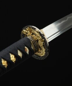 Auwiy Dragon Katana, Fully Handmade Carbon Steel Real Japanese Katana Samurai Swords 19 71M1obROS1L