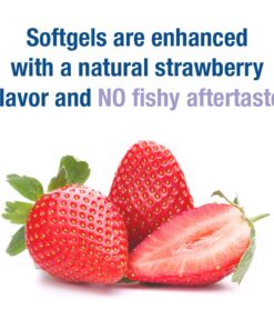 Garden of Life Oceans Mom Prenatal Fish Oil DHA, Omega 3 Fish Oil Supplement - Strawberry, 350mg Prenatal DHA Pregnancy Fish Oil Support for Mamas, Babys Brain & Eye Development, 30 Small Softgels 22 71M2B0d1GyL