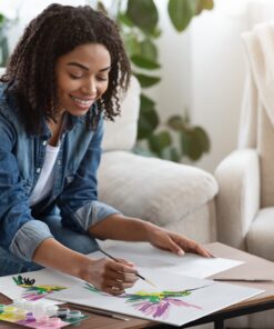 Arteza Detail Paint Brushes, Set of 15, Fine Detail Brush Set for Miniature Models and Canvases, Synthetic Bristles, Small Paint Brushes for Details, Fine Lines, and Shading 29 71M2LuptnZL