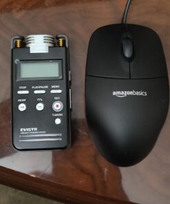 EVISTR Digital Voice Recorder 8GB L53 - 1536KPBS PCM Stereo Audio Recording Device Portable Dictaphone Microphone Gain Controllable Noise Reduction 48 71M2ksDP7NL