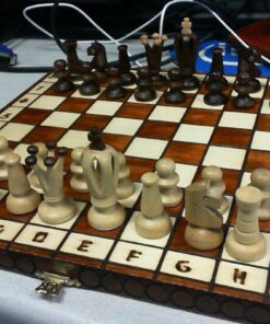 Chess Royal 30 European Wooden Handmade International Set, 11.81 x 1.97-Inch 23 71M2opK939L