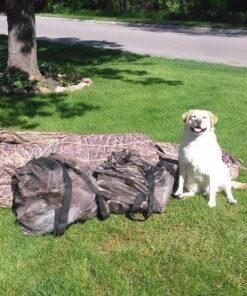 DecoyPro Mesh Decoy Bags - Hunting Equipment to Protect Turkey, Goose & Duck Decoys - 2 Decoy Bag Bundle - Fits Up to 2 Dozen Decoys 27 71M32AeH9L