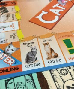 Late for the Sky CAT-opoly Board Game White, Large 37 71M33OcrSTL
