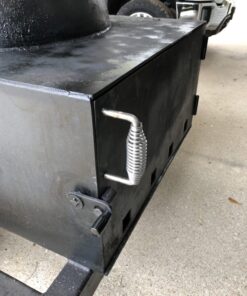 Island Outdoor, LLC 5-3/8" Stainless Spring Handle with 1/2" Steel Rod (6" Wide, 3.5" Tall) - Weld ON 24 71M3FfLoDBL