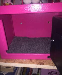 Honeywell Safes & Door Locks 5005P Steel Security Safe with Digital Lock, 0.17-Cubic Feet, Pink 33 71M3IdfB4YL